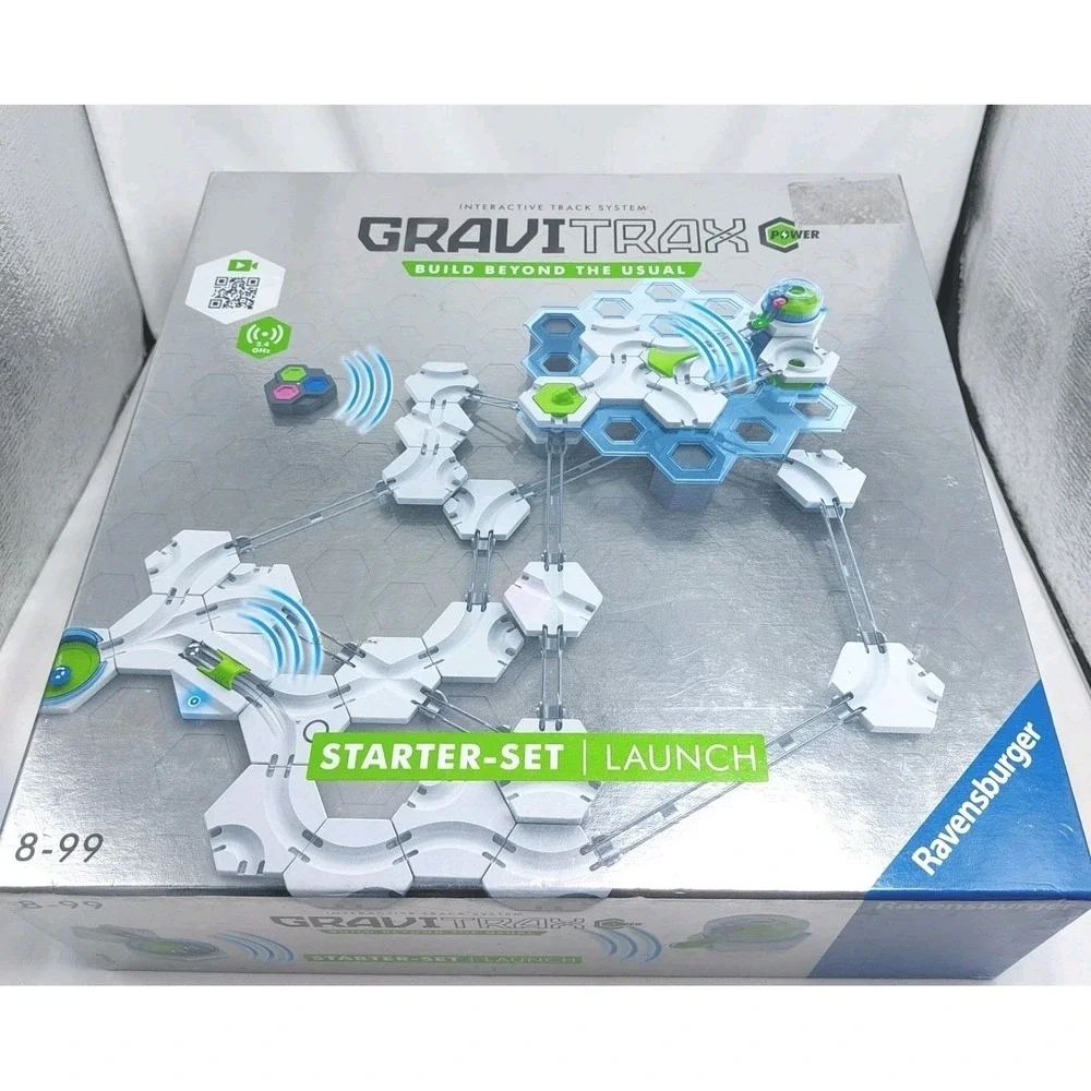 Ravensburger GraviTrax Power Starter-Set Launch Marble Run Construction Complete